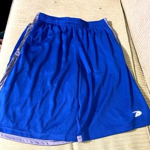 Men blue shorts